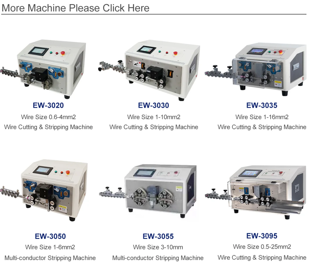 Automatic Multi-Core Wire Cutting Stripping Machine for Outer Sheathed and Inner Core Wire Jacket Cable Strip Equipment