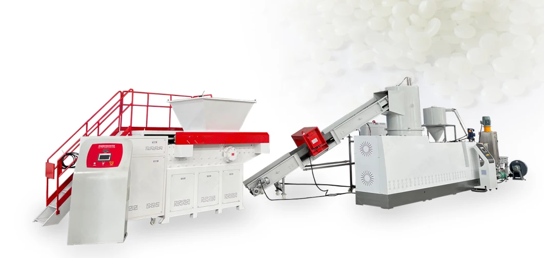 Plastic Granulator Machine Agglomerator PP PE LDPE CPE Film Single Screw Pelletizing Line