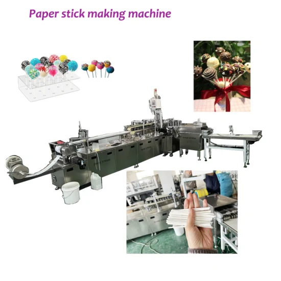 Bâton de papier de pôle de ballon de coton de noyau de crayon de sucette faisant la découpe formant la machine