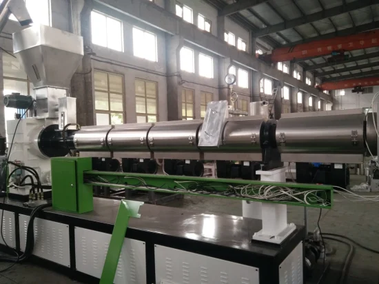 Usine de machines de granulation en plastique neuve en usine avec deux étages