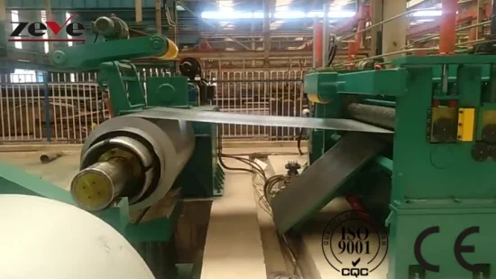 Machine de cisaillement de bobineuse de refendage de bobines métalliques CNC personnalisée pour l'acier au silicium Cr Hr Ss Ai PPGI