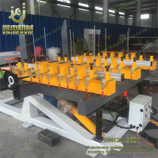 Table d'assemblage inclinable empilable de noyau de fer de transformateur hydraulique de ventes directes d'usine